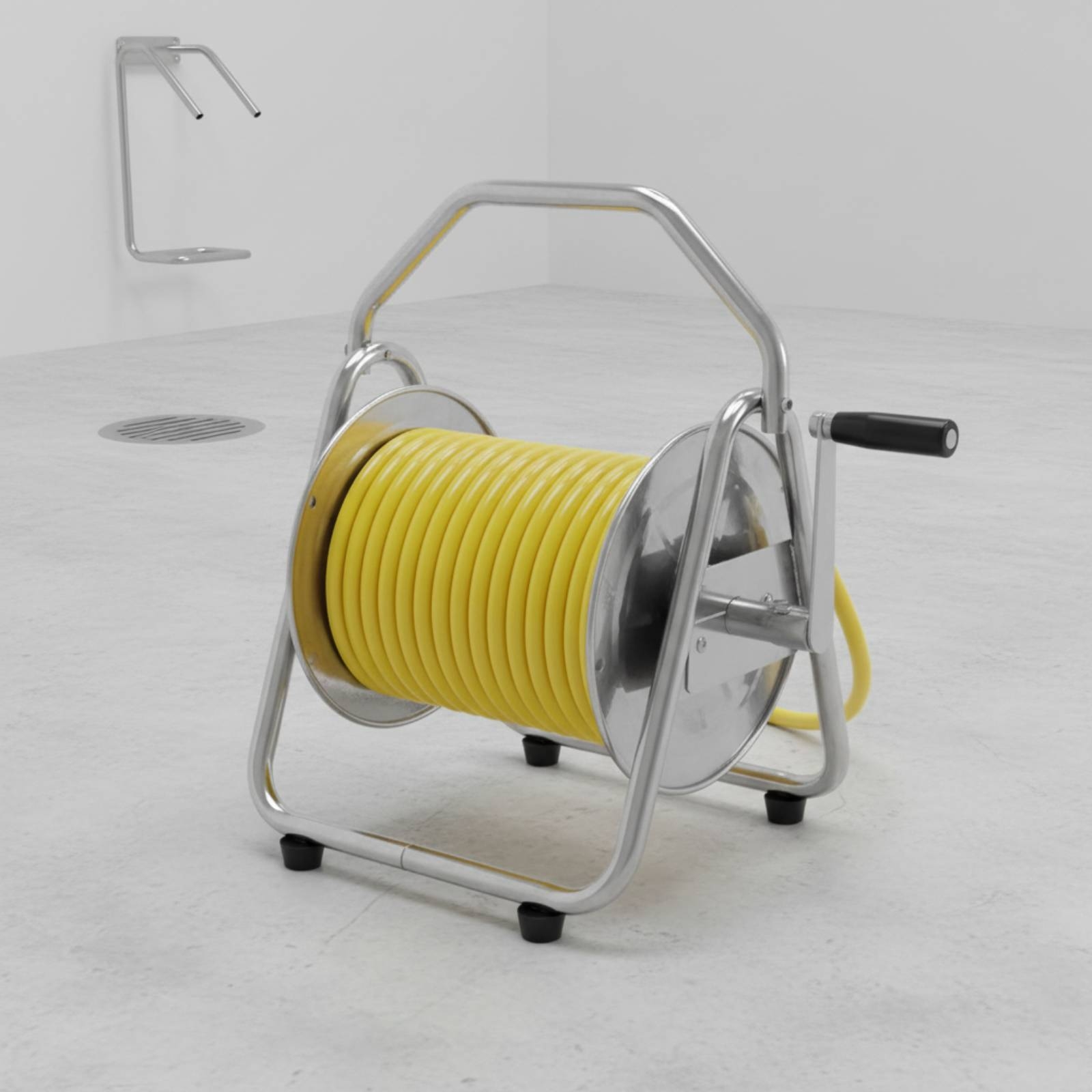 Conventional Reel - Metal Hose Reel Heavy Duty Garden
