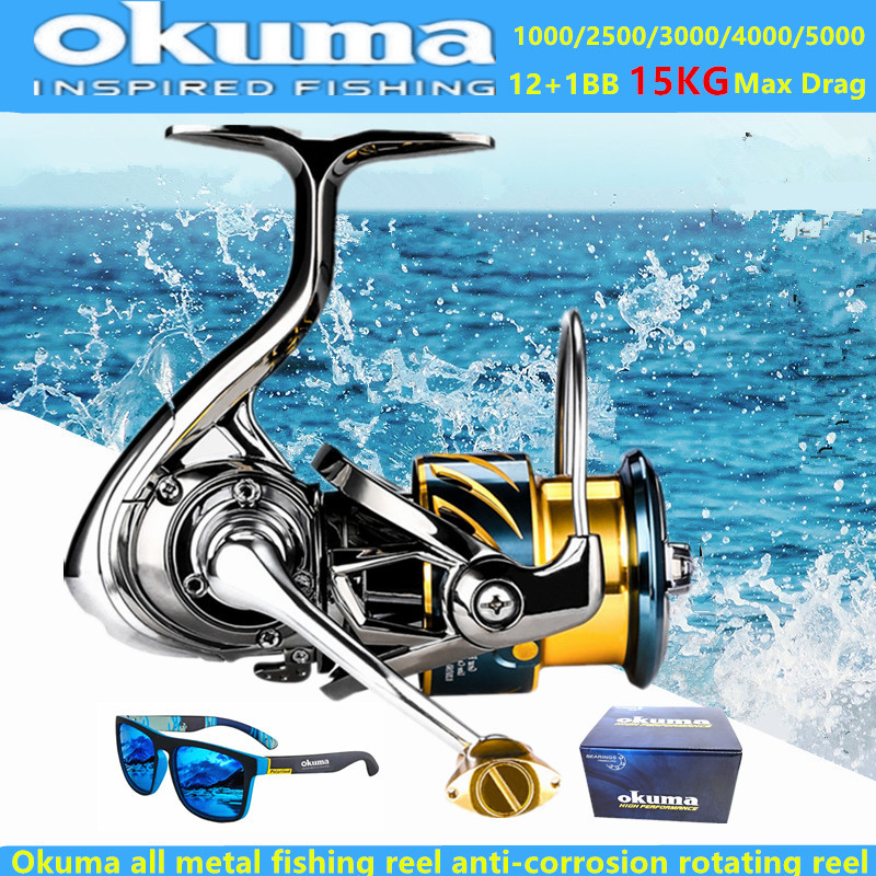 Okuma all metal fishing reel 1 - огляд і ціна Trolling Reel