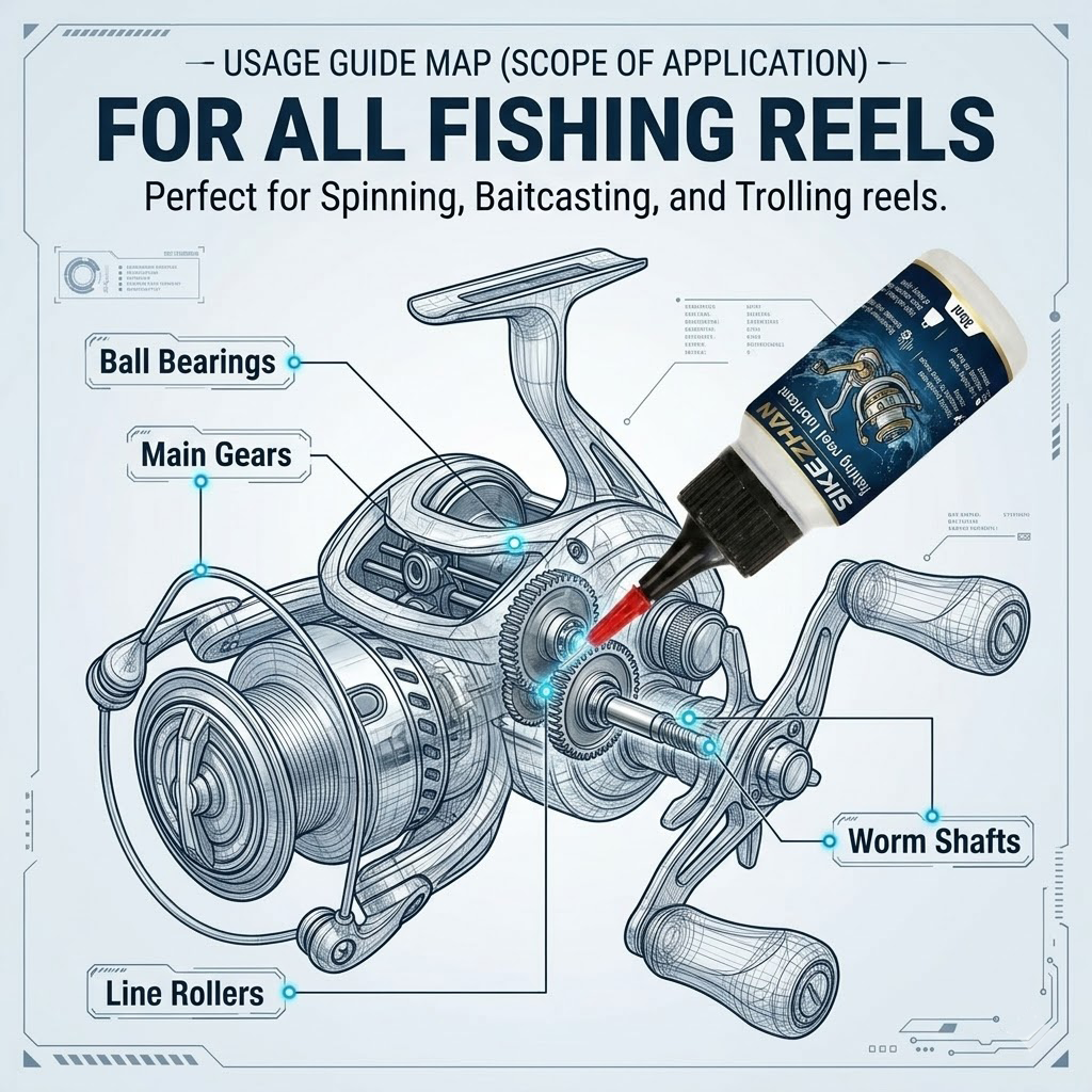 Fishing Reel Oil and Grease Lu - огляд і ціна Reel Lubricant