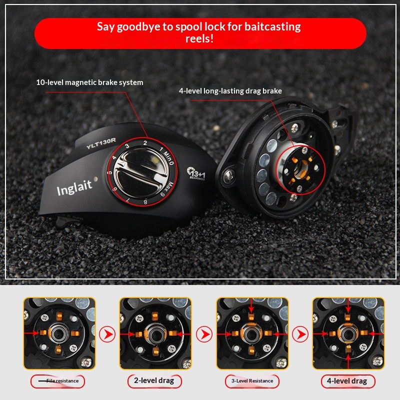 Yinglaite Baitcasting Reel Ful - огляд і ціна Ice Fishing Reel