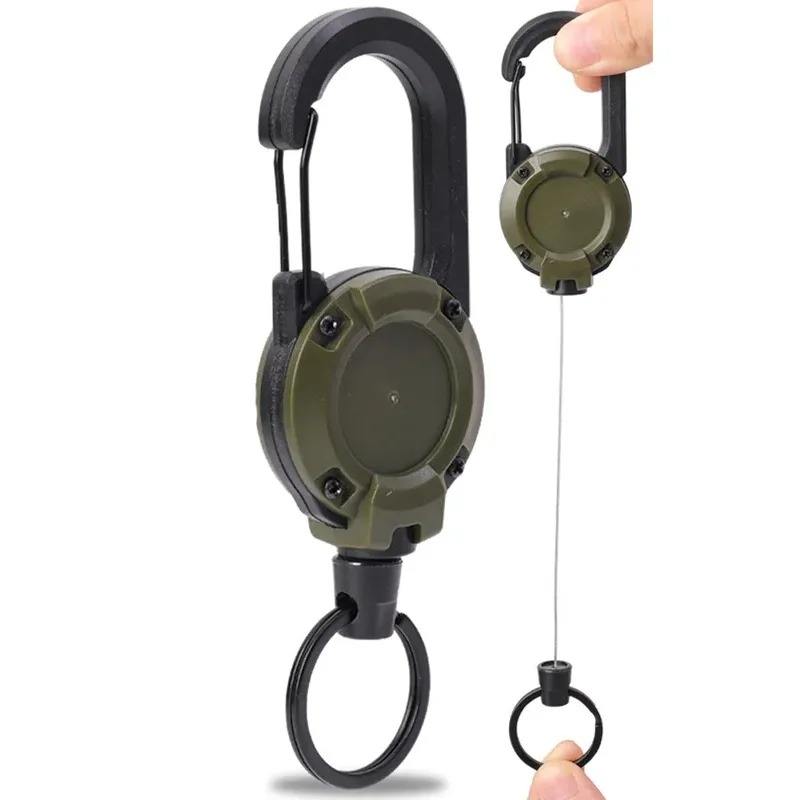 Tactical Retractable Carabiner - огляд і ціна Conventional Reel