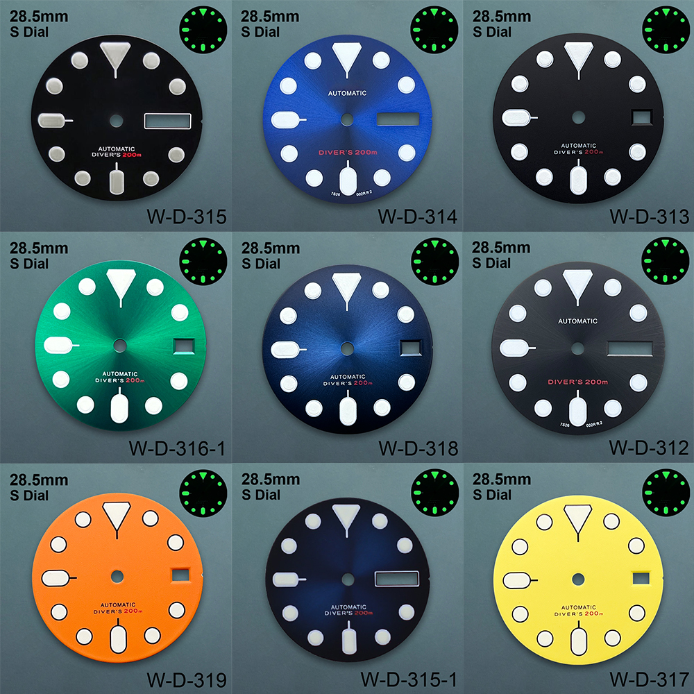 28.5mm S Logo Dial Fit NH35/NH - огляд і ціна Reel Case