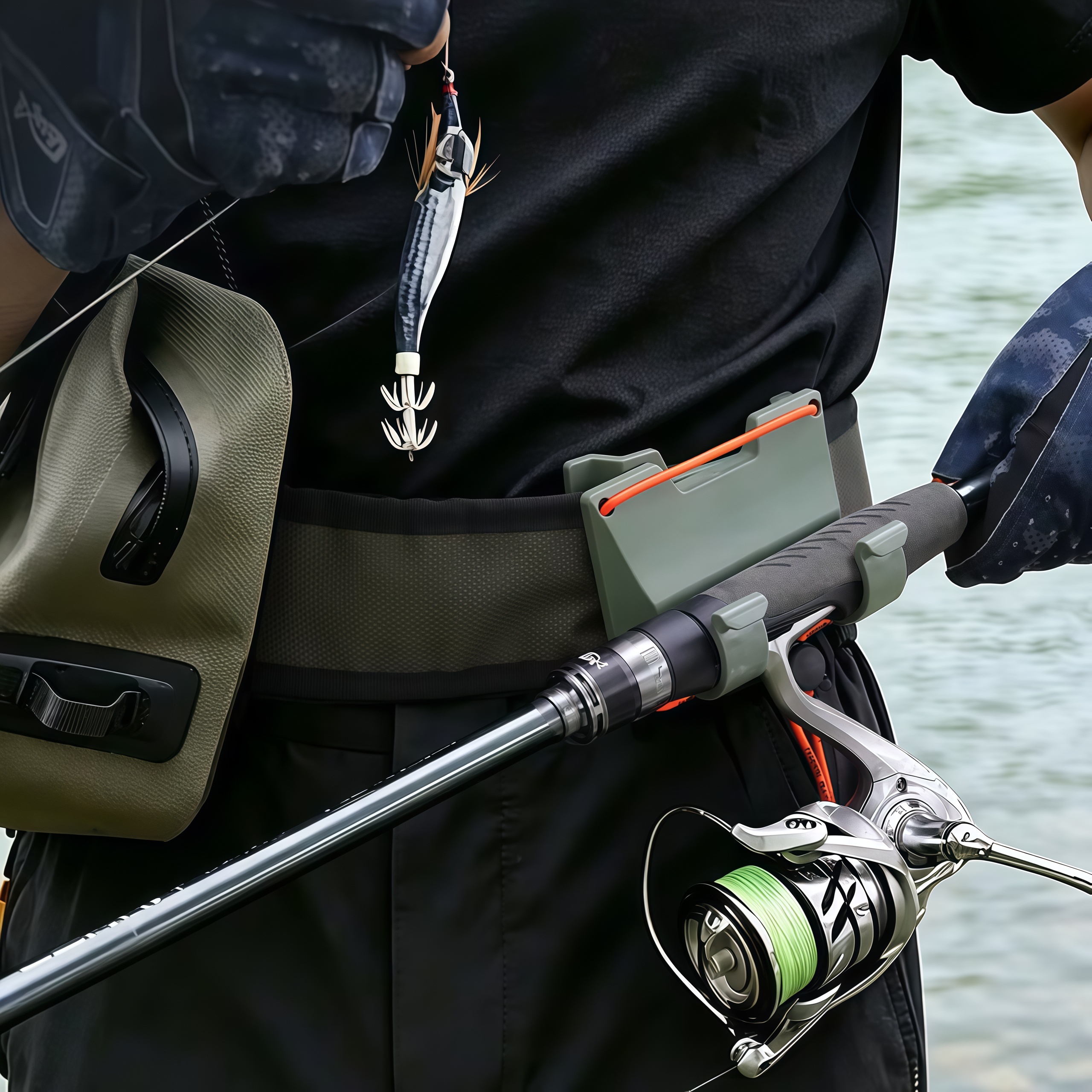 DEUKIO Outdoor Belt Clip Rod H - огляд і ціна Fly Reel