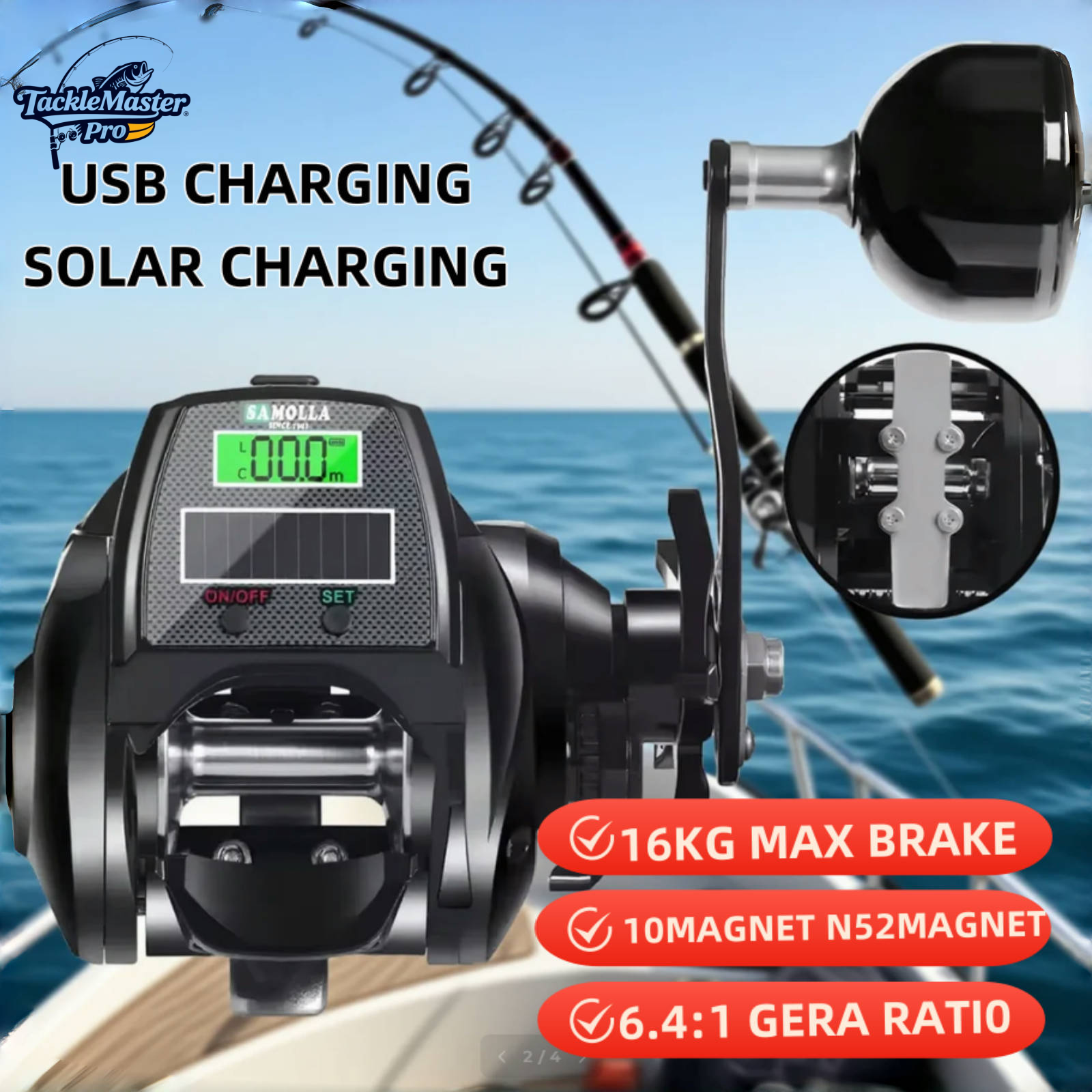 Heavy Duty Electric Fishing Re - огляд і ціна Ice Fishing Reel