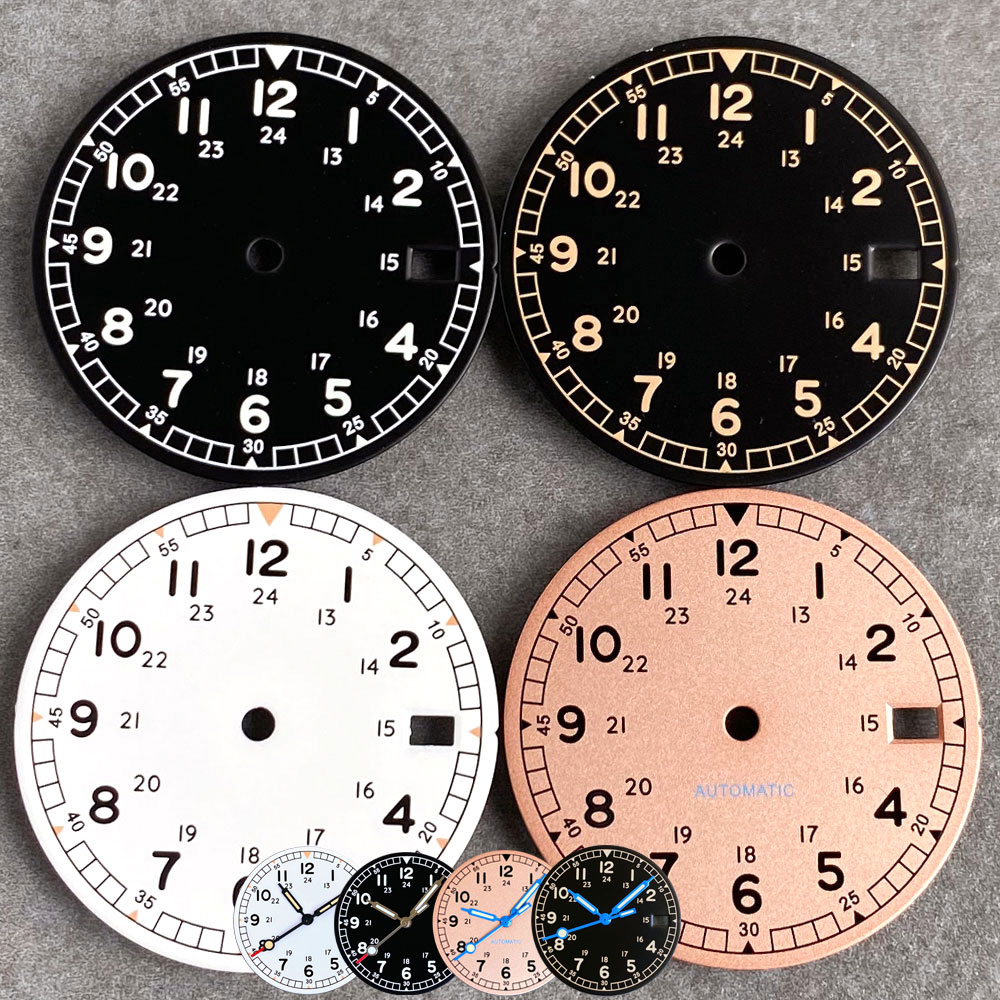 29mm NH35 Pilot Watch Dial MOD - огляд і ціна Reel Case