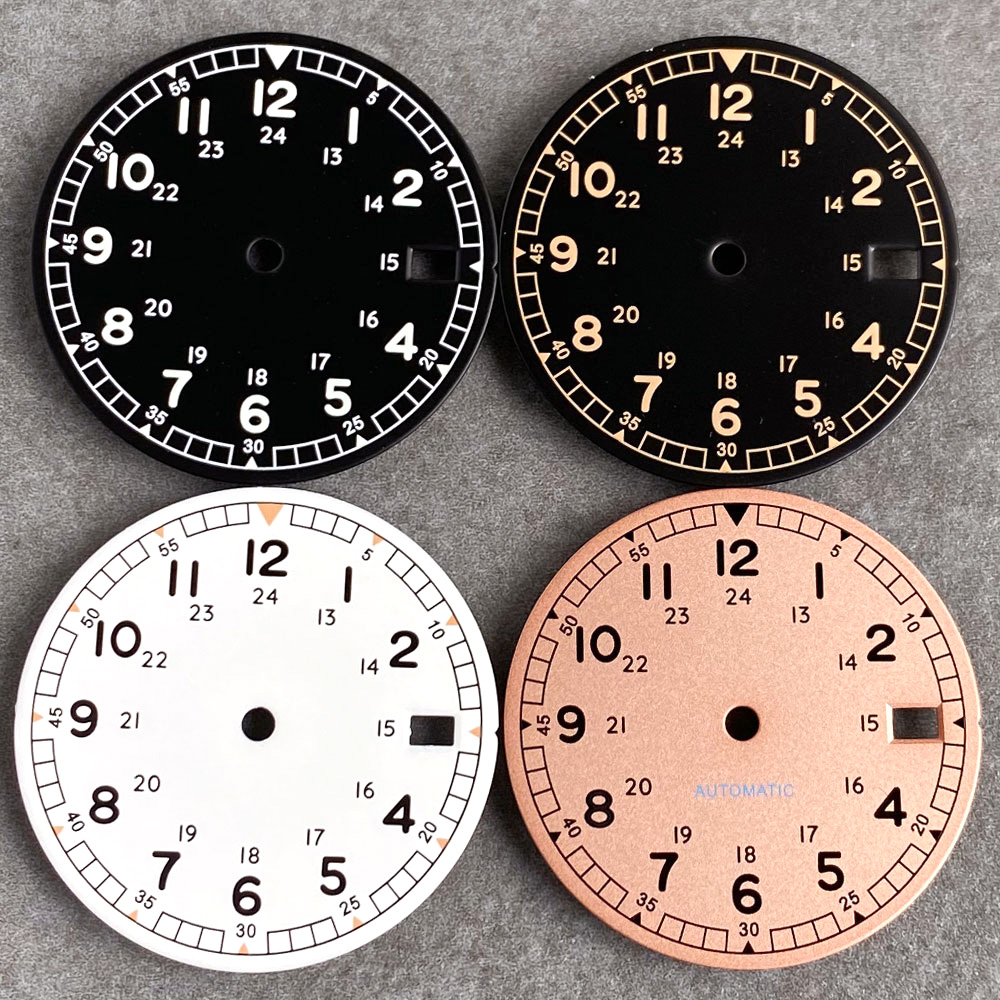 29mm NH35 Pilot Watch Dial MOD - огляд і ціна Reel Case