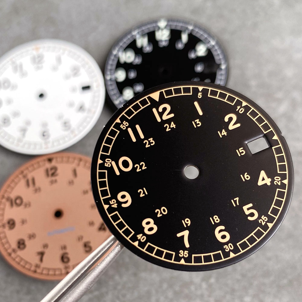 29mm NH35 Pilot Watch Dial MOD - огляд і ціна Reel Case
