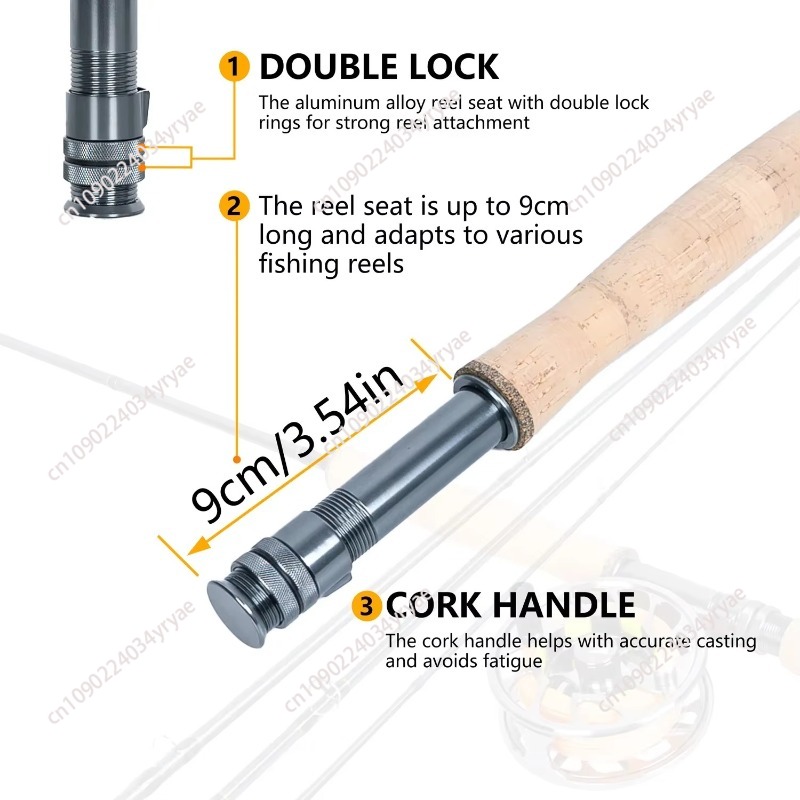 8 Fan Premium Fly Fishing Comb - огляд і ціна Fly Reel