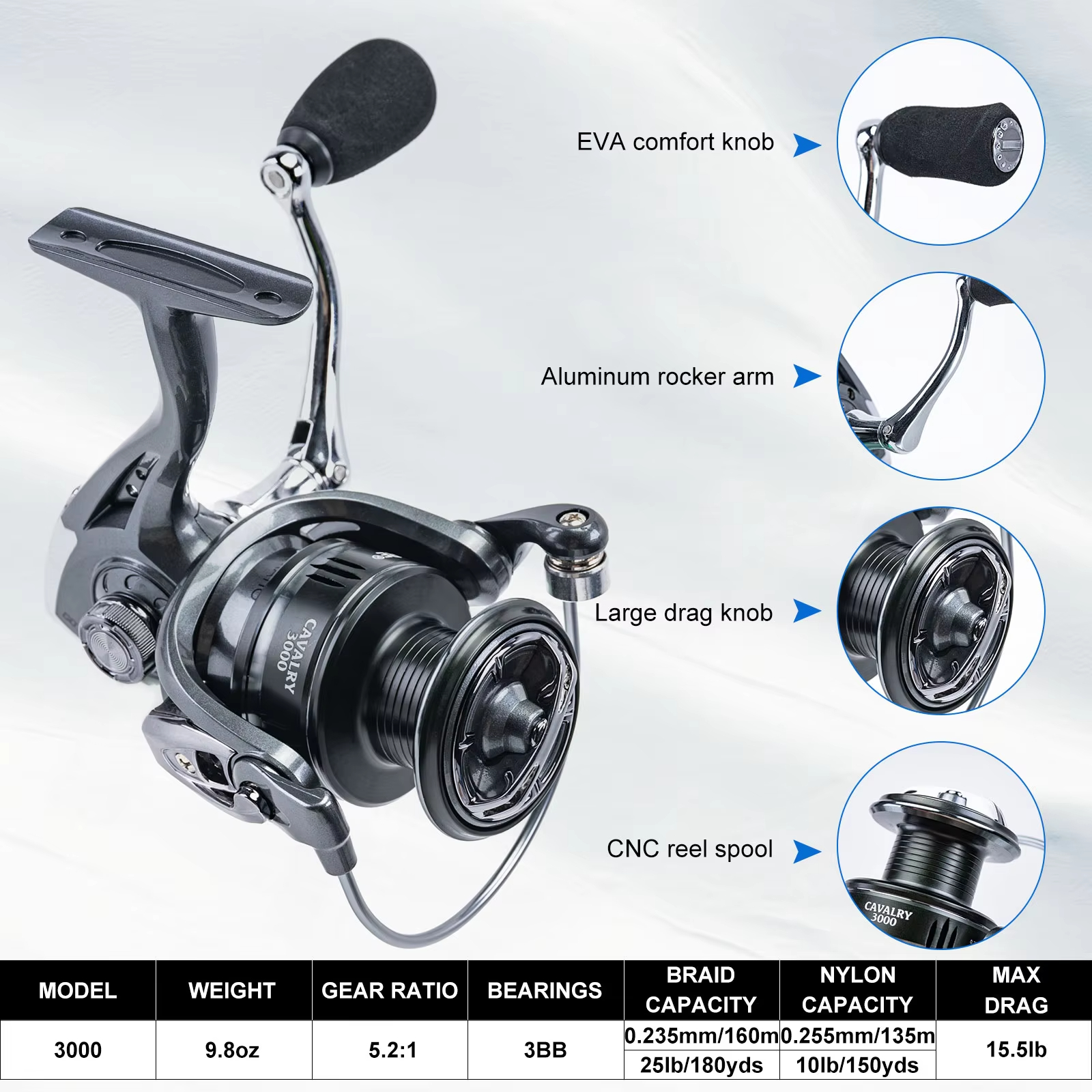 Goture Fishing Telescopic Rod  - огляд і ціна Reel Bag
