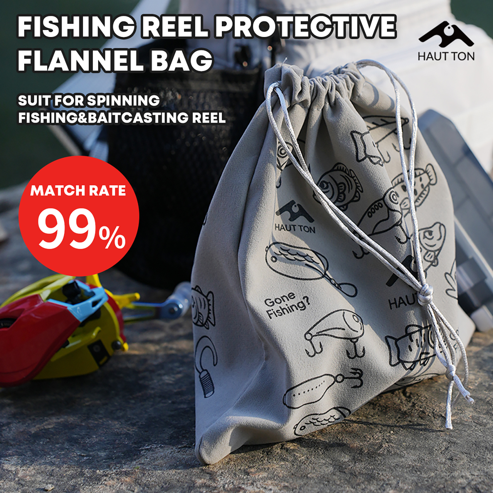 HAUT TON Fishing Reel Protecti - огляд і ціна Trolling Reel