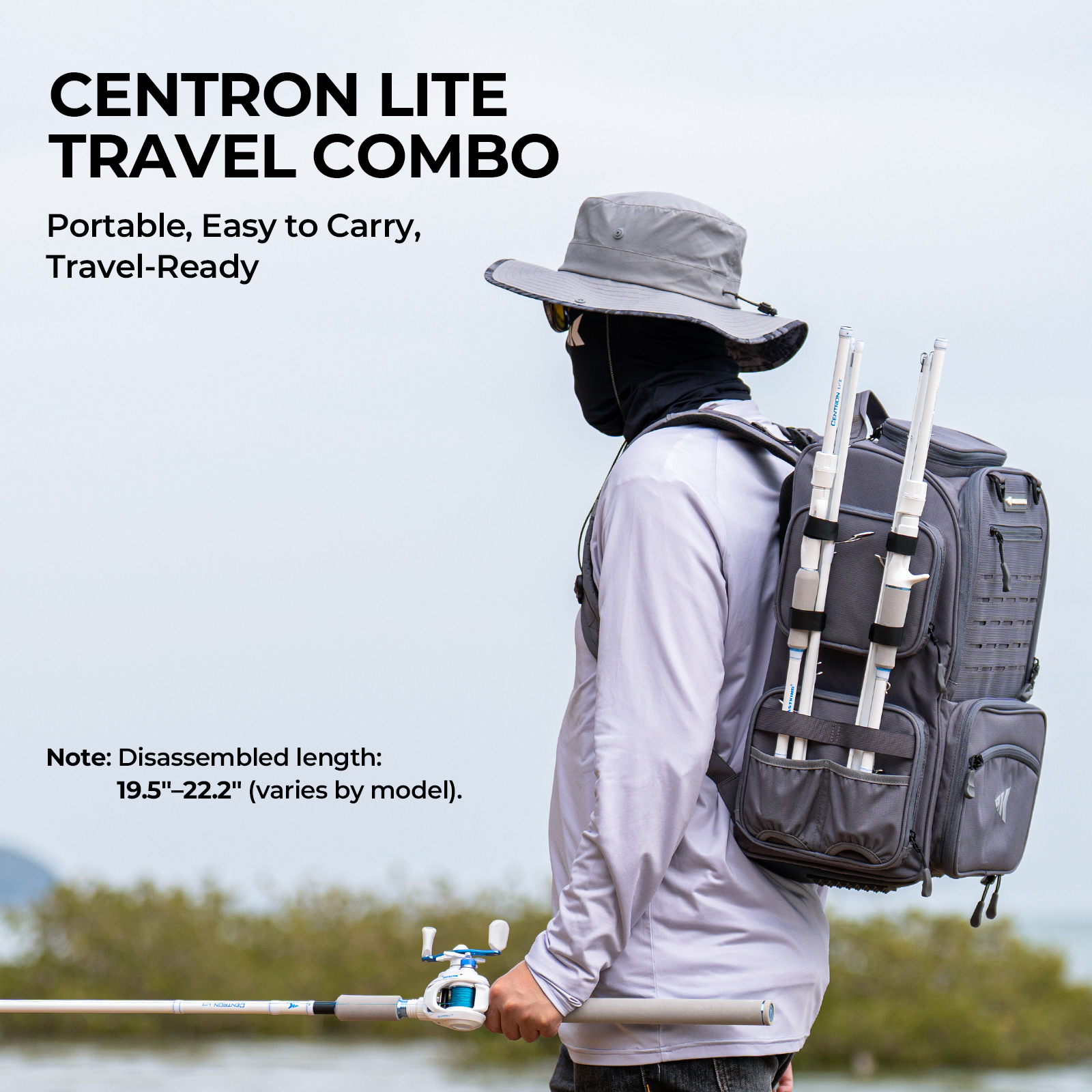 KastKing Centron Lite Travel C - огляд і ціна Trolling Reel
